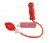 Vibromasseur Gonflable Vibrant Rouge