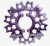 Bijoux T�tons Mauves Brillants