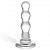 Plug Anal Triple Play Verre 8cm 2,5