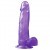 Dildo Jelly Studs Violet Large 20cm 4,5