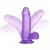 Dildo Jelly Studs Violet Small 15cm 3,5