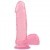 Gode Ventouse Rose Testicules 19cm 4,5