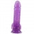 Gode Ventouse Violet 20cm 4,5