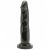 Gode Ventouse Noir Get Real 16cm 3,5