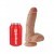 Gode Ventouse King Cock Caramel 21cm 5