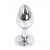 Buttplug Aluminium Bleu Small 6cm 3