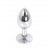 Buttplug Aluminium Vert Small 6cm 3