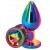 Buttplug Anal Multicolore Taille M