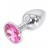 Buttplug Aluminium Rose Small 6cm 3