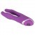 Double vibromasseur Swett Smile Violet 19cm 3,5