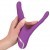 Double vibromasseur Swett Smile Violet 19cm 3,5