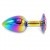 Buttplug Anal Arc-en-Ciel avec Bijou 7 cm 2,5