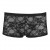 Boxer Dentelle  Fleurs Homme Noir