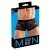 Boxer Dentelle  Fleurs Homme Noir