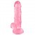 Gode Raliste Ventouse Rose Pure Jelly 20cm 4