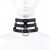 Collier Large Soumission Noir