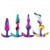 4 In 1 Butt Plug Multicolor