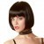 Perruque Brune Courte Wigged Love
