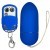 Oeuf vibrant tlcommand 10 vitesses bleu 8cm 3,5