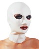 Cagoule Blanche Ouverte en Latex