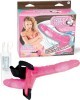 Double Gode Ceinture Vibrant 17cm �3,5