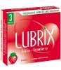 Pr�servatifs Fraise Lubrix X 3