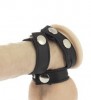 Ballstretcher Cuir Luxe et Cockring