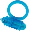 Cockring Bleu Vibrant En Silicone �3