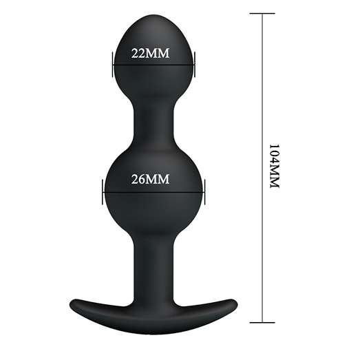 Plug Anal Billes Internes Pretty Love 11cm 2,5 Pretty Love - vente Plug anal homme : ilxelle Plug Anal Billes Internes Pretty Love 11cm 2,5 Pretty Love - vente Plug anal homme : ilxelle
