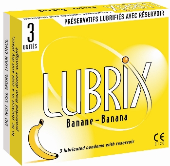 Preservatifs Lubrix Banane X 3